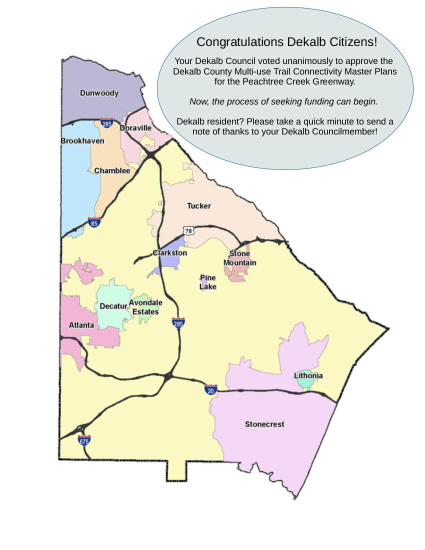 Plans approved for Dekalb County segment of Peachtree Creek Greenway