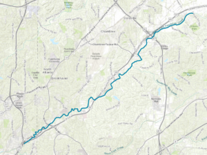 Peachtree Creek Greenway Map