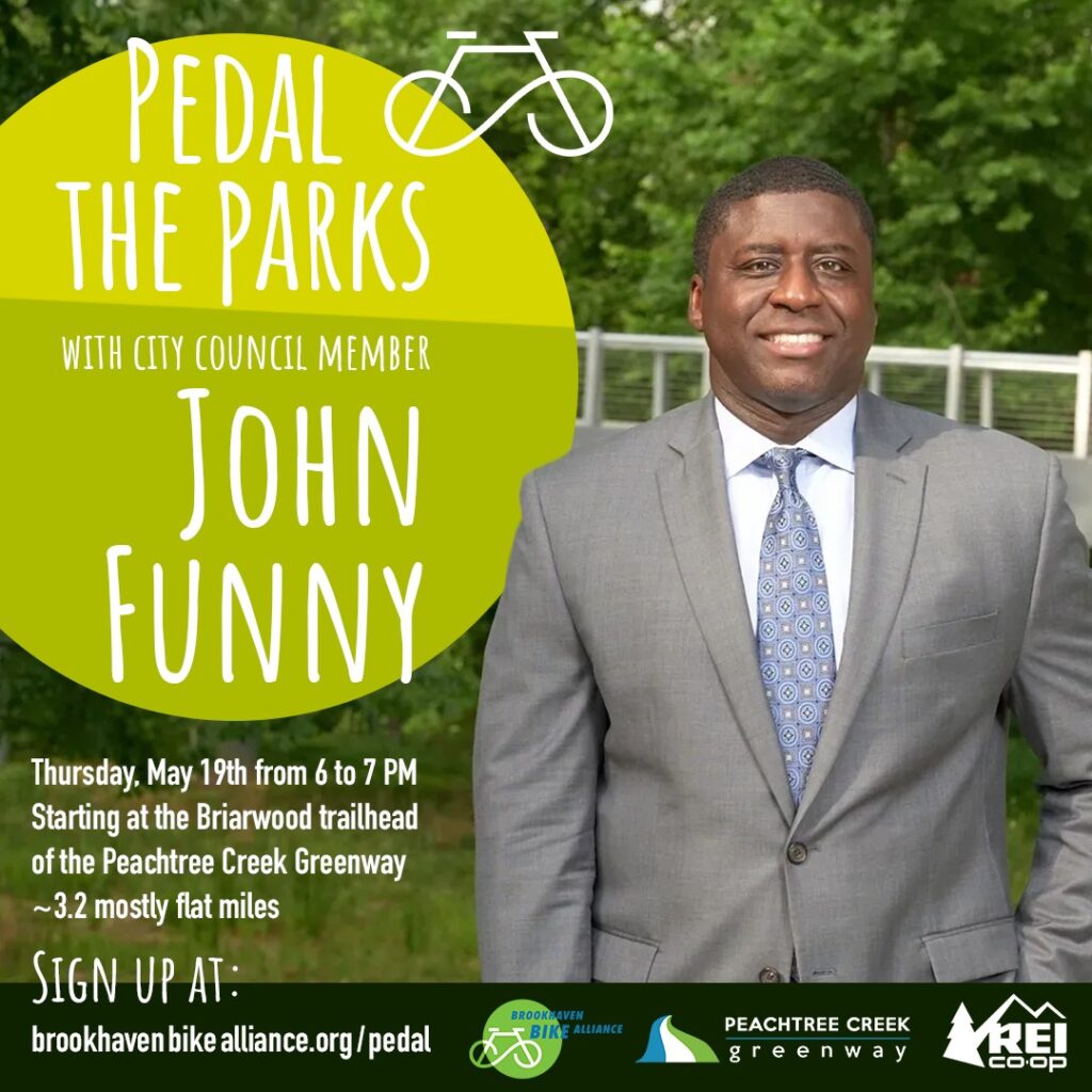Pedal the Parks with City Council Member John Funny